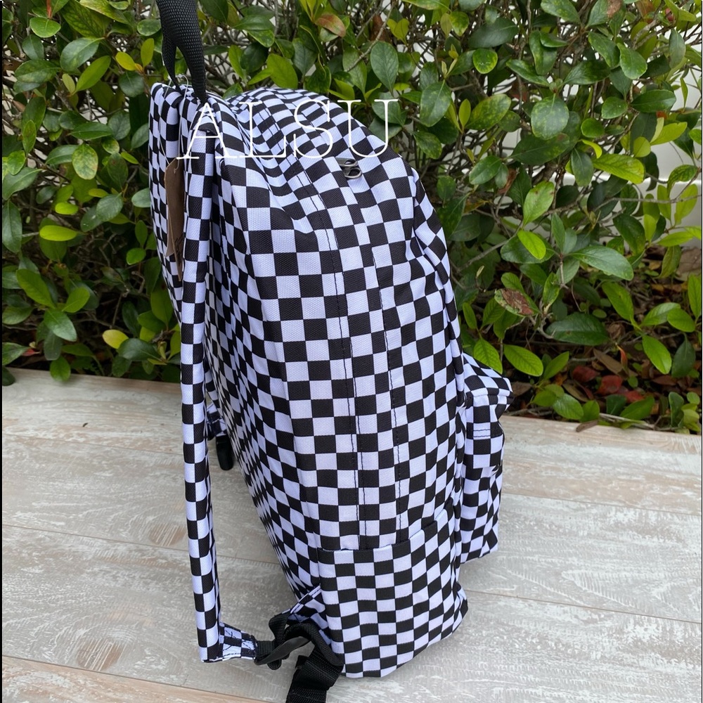 Vans Old Skool III Checkerboard Backpack Black/W - Picture 8 of 8